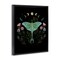 Stupell Industries Luna Moth with Florals Floating Frame Design By Episodic Drawings